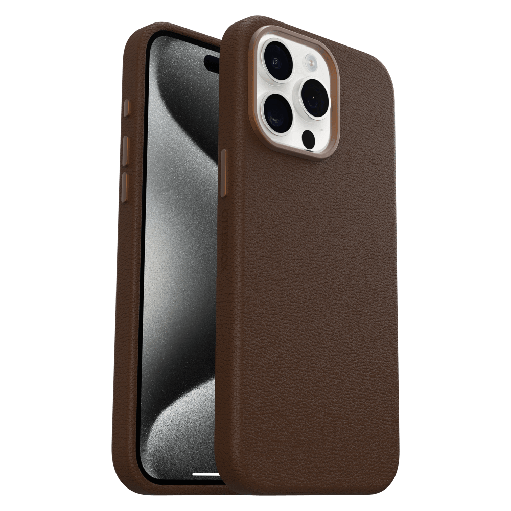 OtterBox Symmetry Cactus Leather Case for Apple iPhone 15 Pro Max by OtterBox