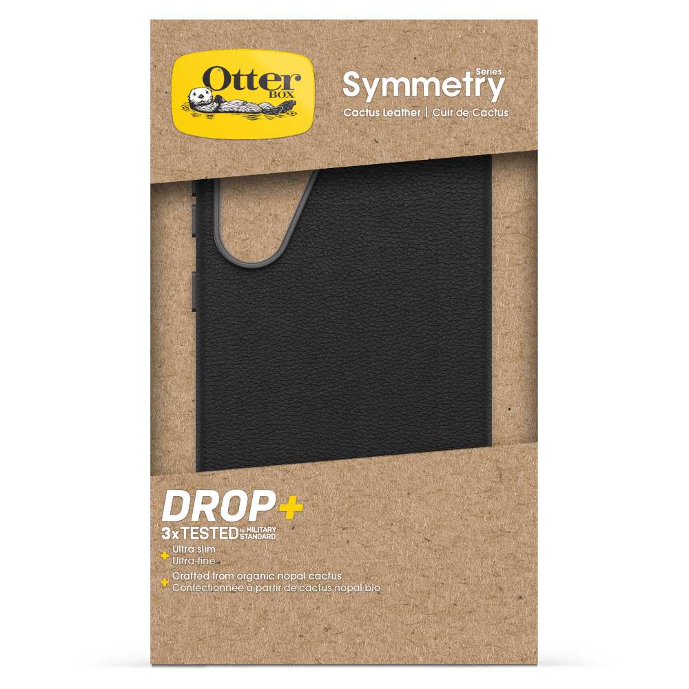OtterBox Symmetry Cactus Leather Case for Samsung Galaxy S 2025 Medium (Antero) by OtterBox