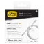 OtterBox Premium Fast Charge USB C to Apple Lightning Cable 2m by OtterBox