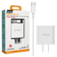 AMPD PD Fast 20W USB C Wall Charger with USB C to USB C Cable 4ft by AMPD