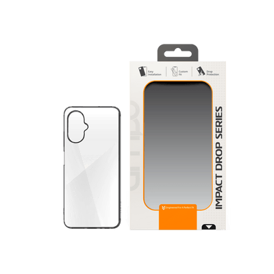 AMPD TPU / Acrylic Crystal Clear Case with Black Bumper for Celero 5G (Gen 3)