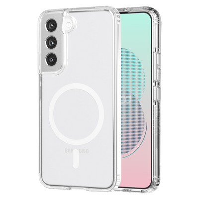 AMPD TPU / Acrylic Crystal Clear MagSafe Case for Samsung Galaxy S22