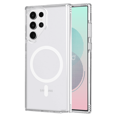 AMPD TPU / Acrylic Crystal Clear MagSafe Case for Samsung Galaxy S23 Ultra by AMPD