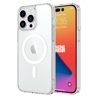 AMPD TPU / Acrylic Crystal Clear MagSafe Case for Apple iPhone 15 Pro Max by AMPD