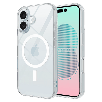 AMPD TPU / Acrylic Crystal Clear MagSafe Case for Apple iPhone 16 by AMPD