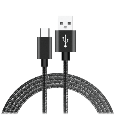 AMPD Volt Plus USB A to Type C Braided Cable 6ft
