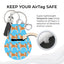 Jolitee Neoprene AirTag Compatible Case Keychain – Durable & Stylish Holder with Secure Ring and Clip, Compatible with Apple AirTag (Akita Inu) by Jolitee