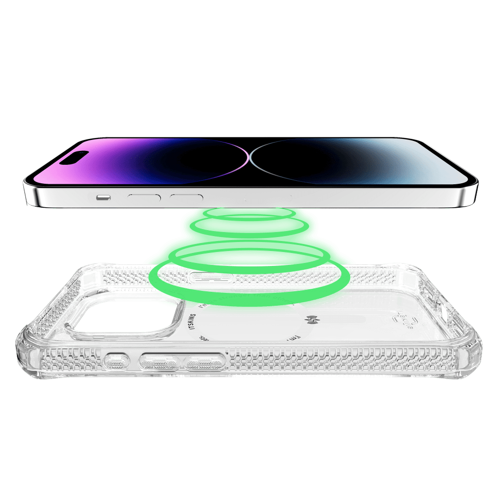 ITSkins Hybrid_R Clear MagSafe Case for Apple iPhone 15 Pro Max by ITSkins