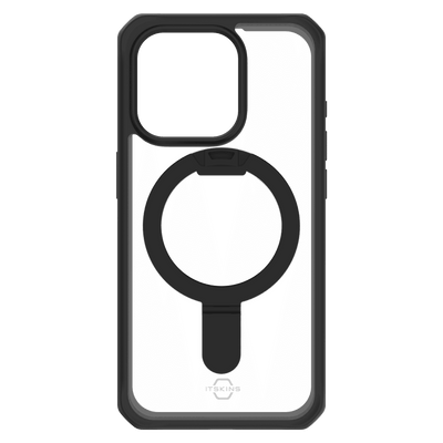 ITSkins Hybrid_R MagSafe Case with Stand for Apple iPhone 15 Pro Max