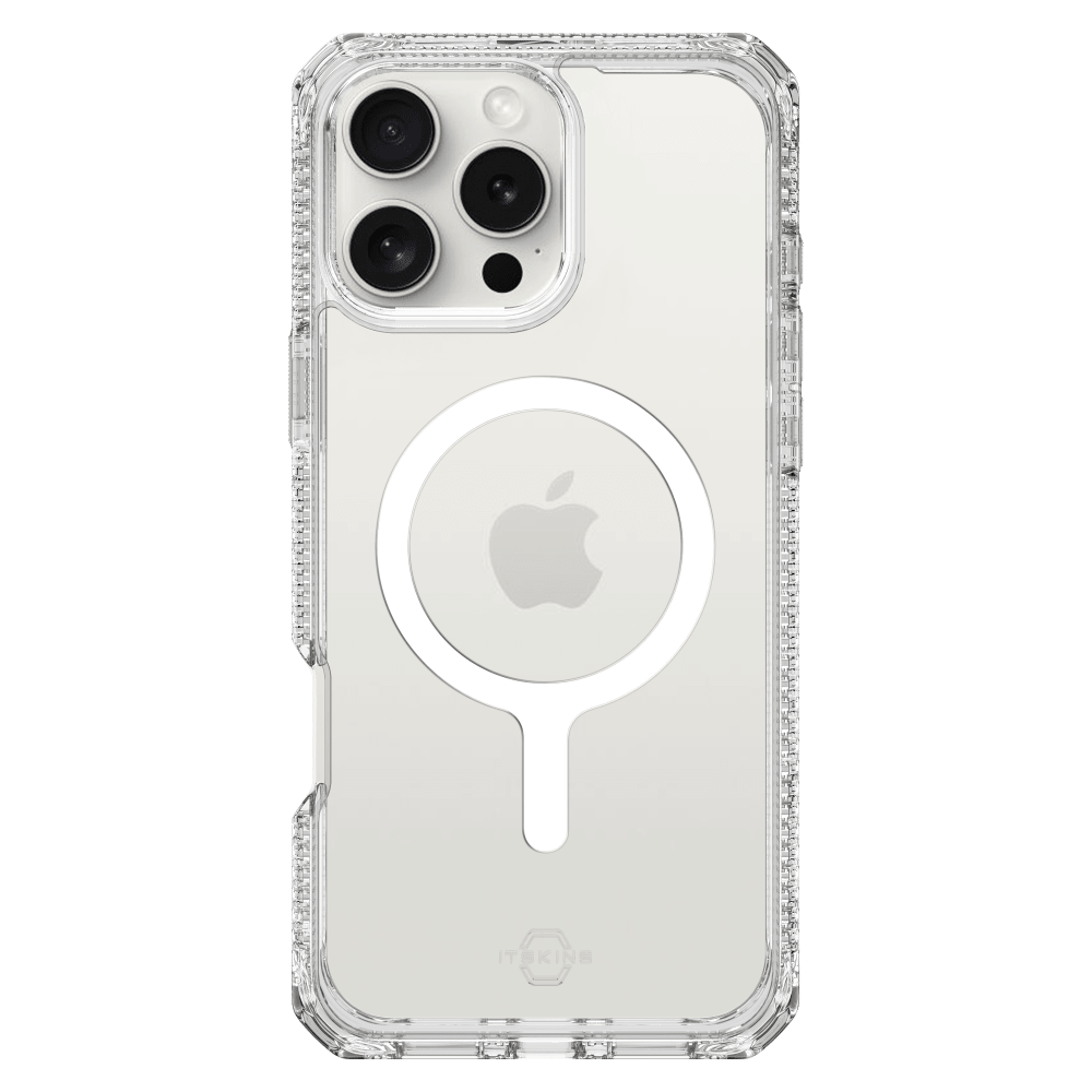 ITSkins Hybrid_R Clear MagSafe Case for Apple iPhone 16 Pro Max
