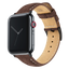Apple Watch | Root Brown Suede & Linen White Stitching - Barton Watch Bands