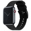 Apple Watch | Black Cordura Fabric and Silicone Hybrid - Barton Watch Bands