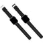 Apple Watch | Black Leather and Rubber Hybrid - Barton Watch Bands