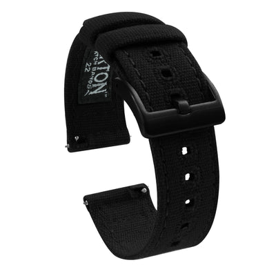 Samsung Galaxy Watch4 | Black Canvas - Barton Watch Bands