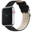 Apple Watch | Black Leather & Stitching - Barton Watch Bands