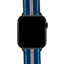 Apple Watch | Two-piece NATO style | Navy & Aqua Blue - Barton Watch Bands