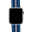 Apple Watch | Two-piece NATO style | Navy & Aqua Blue - Barton Watch Bands