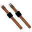 Apple Watch | Two-piece NATO® style | Army Green & Orange - Barton Watch Bands