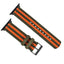Apple Watch | Two-piece NATO® style | Army Green & Orange - Barton Watch Bands
