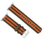 Apple Watch | Two-piece NATO® style | Army Green & Orange - Barton Watch Bands