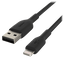 Belkin Boost Up Charge USB A to Apple Lightning Braided Cable 3ft Black by Belkin