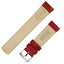 Samsung Galaxy Watch3 | Crimson Red Alligator Grain Leather - Barton Watch Bands