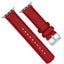 Apple Watch | Red Leather & Stitching - Barton Watch Bands