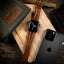 Apple Watch Chocolate Brown Classic Horween Leather Watch Band by Barton Watch Bands