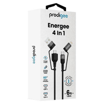 prodigee Energee 4 in 1 Charging Cable 6ft by prodigee