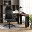 Ergonomic High Back Computer Chair with Magnetic Headrest and Lumbar Pillow-Black by DirectDeals