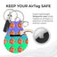 Jolitee Neoprene AirTag Compatible Case Keychain – Durable & Stylish Holder with Secure Ring and Clip, Compatible with Apple AirTag (Fishing) by Jolitee
