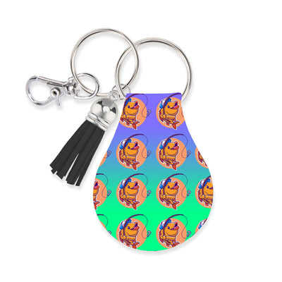 Jolitee Neoprene AirTag Compatible Case Keychain – Durable & Stylish Holder with Secure Ring and Clip, Compatible with Apple AirTag (Fishing) by Jolitee