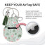 Jolitee Neoprene AirTag Compatible Case Keychain – Durable & Stylish Holder with Secure Ring and Clip, Compatible with Apple AirTag (Flamingo) by Jolitee