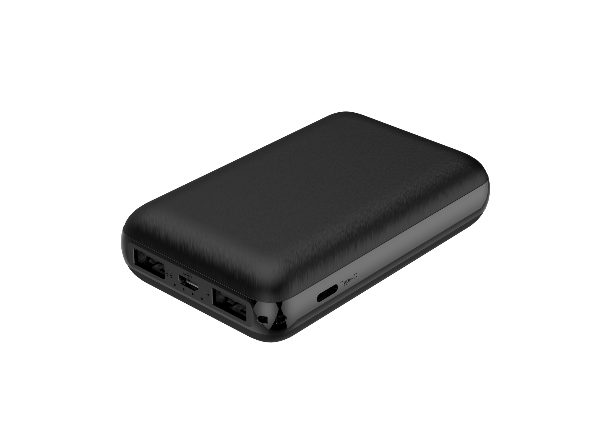 trybe 10000mAh Dual USB-A + USB-C G62-C Power Bank- Black