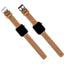 Apple Watch | Gingerbread Leather & Linen White Stitching - Barton Watch Bands