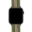 Apple Watch | Two-piece NATO style | Army Green & Crimson - Barton Watch Bands