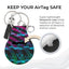 Jolitee Neoprene AirTag Compatible Case Keychain – Durable & Stylish Holder with Secure Ring and Clip, Compatible with Apple AirTag (Hockey) by Jolitee