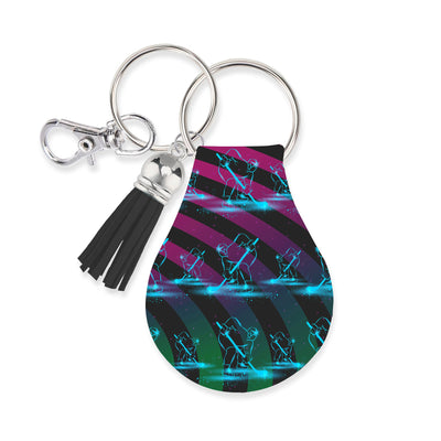 Jolitee Neoprene AirTag Compatible Case Keychain – Durable & Stylish Holder with Secure Ring and Clip, Compatible with Apple AirTag (Hockey) by Jolitee