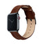Apple Watch Chocolate Brown Classic Horween Leather Watch Band by Barton Watch Bands