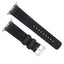 Apple Watch Smoke Leather Hybrid Watch Band by Barton Watch Bands