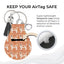 Jolitee Neoprene AirTag Compatible Case Keychain – Durable & Stylish Holder with Secure Ring and Clip, Compatible with Apple AirTag (Jack Russel Terrier) by Jolitee