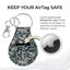 Jolitee Neoprene AirTag Compatible Case Keychain – Durable & Stylish Holder with Secure Ring and Clip, Compatible with Apple AirTag (Japanese Tattoo) by Jolitee