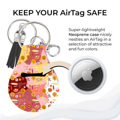Jolitee Neoprene AirTag Compatible Case Keychain – Klimt by Jolitee