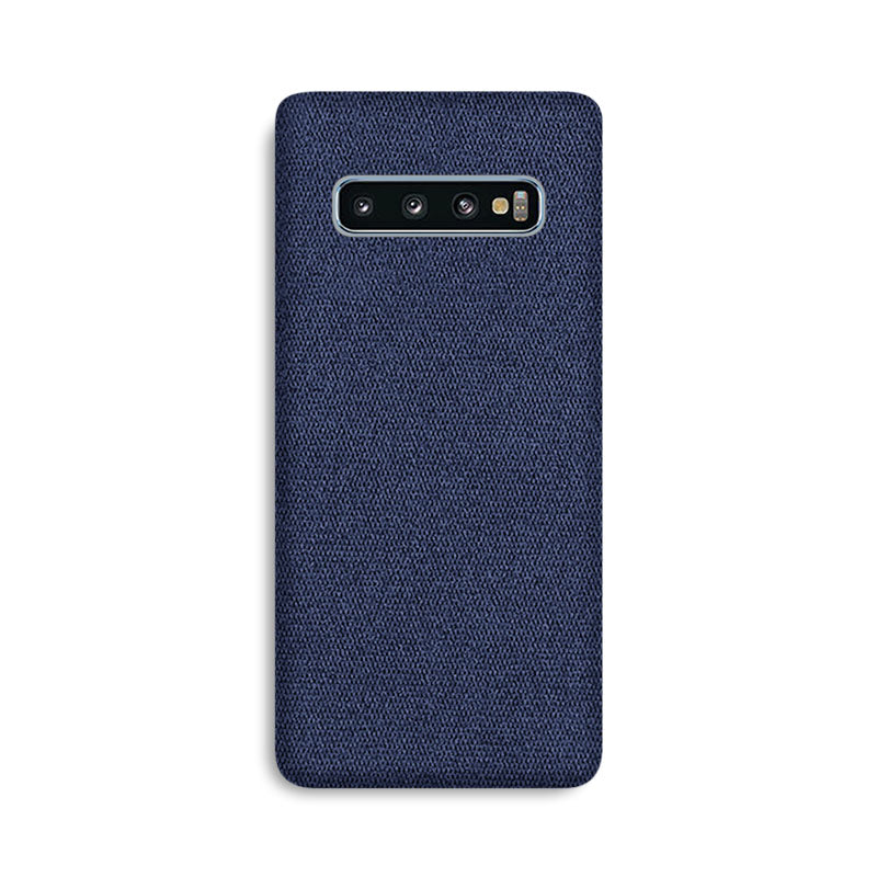 Fabric Samsung Case Mobile Phone Cases Sequoia Blue S10 