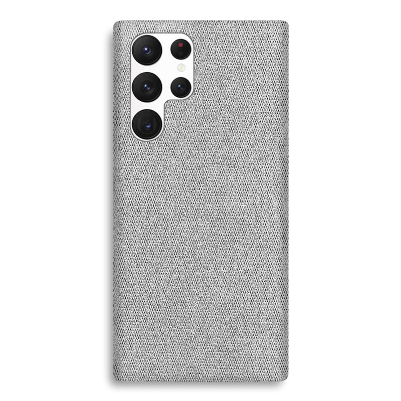 Fabric Samsung Case Mobile Phone Cases Sequoia Light Grey S22 Ultra 