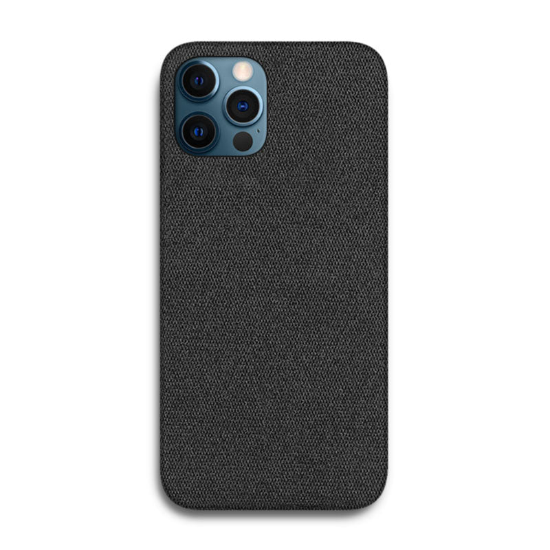 Fabric iPhone Case Mobile Phone Cases Sequoia Black iPhone 12/12 Pro 