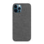 Fabric iPhone Case Mobile Phone Cases Sequoia Dark Grey iPhone 12/12 Pro 