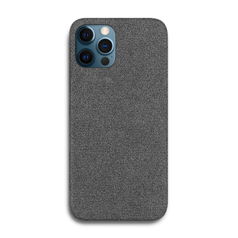 Fabric iPhone Case Mobile Phone Cases Sequoia Dark Grey iPhone 12/12 Pro 