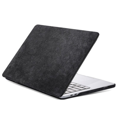 Alcantara MacBook Case MacBook Cover Saguaro Black Alcantara MacBook Pro 16 inch (2021-2024) Without Komodo Dragon