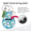 Jolitee Neoprene AirTag Compatible Case Keychain – Durable & Stylish Holder with Secure Ring and Clip, Compatible with Apple AirTag (Llama) by Jolitee
